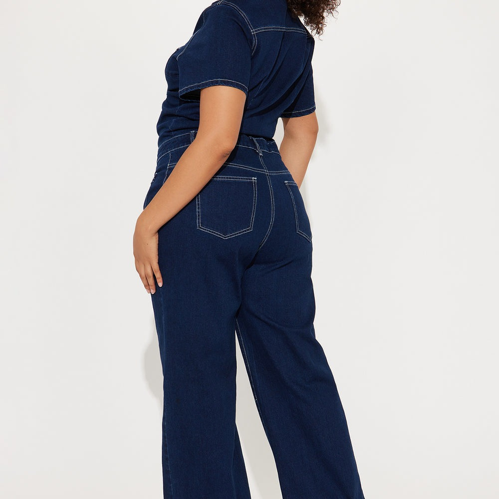 Adrianna Denim Jumpsuit