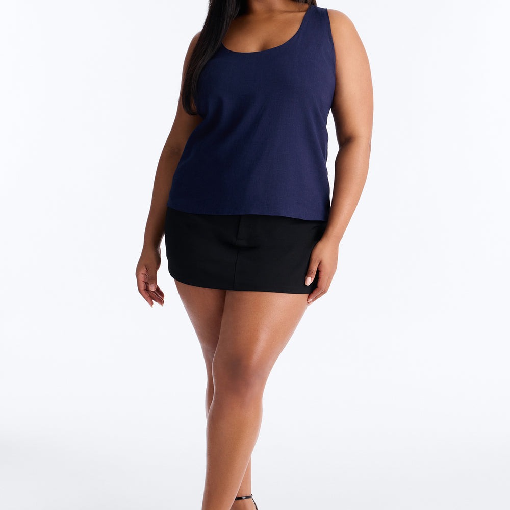 Alba Racerback Linen Top