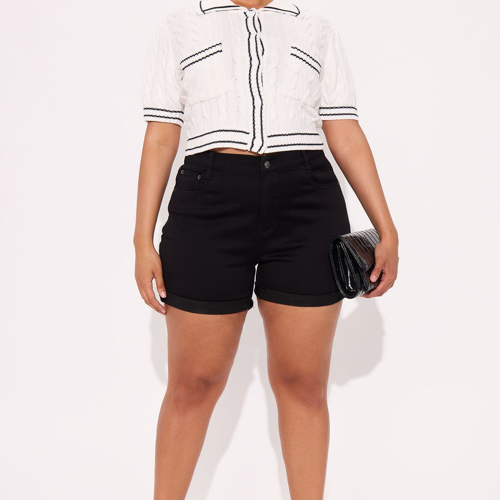 Alejandra High Rise Booty Lifter Denim Shorts