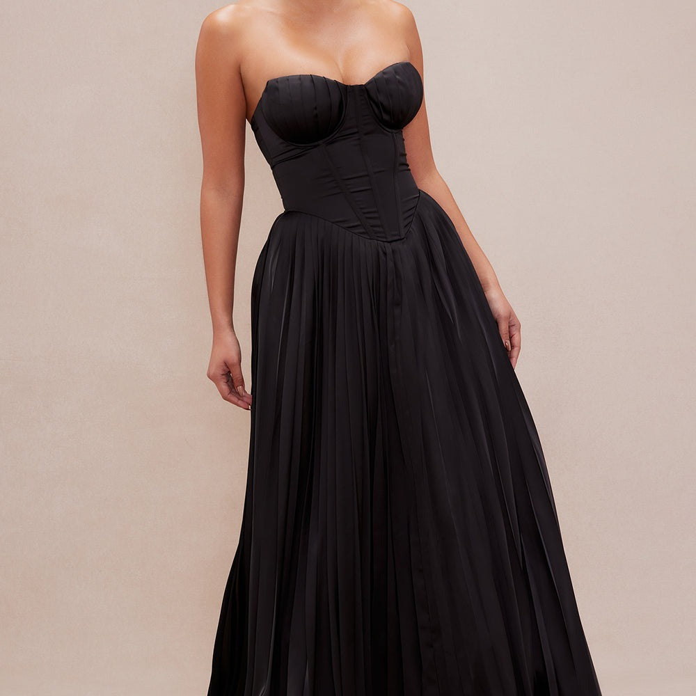 Addison Satin Gown