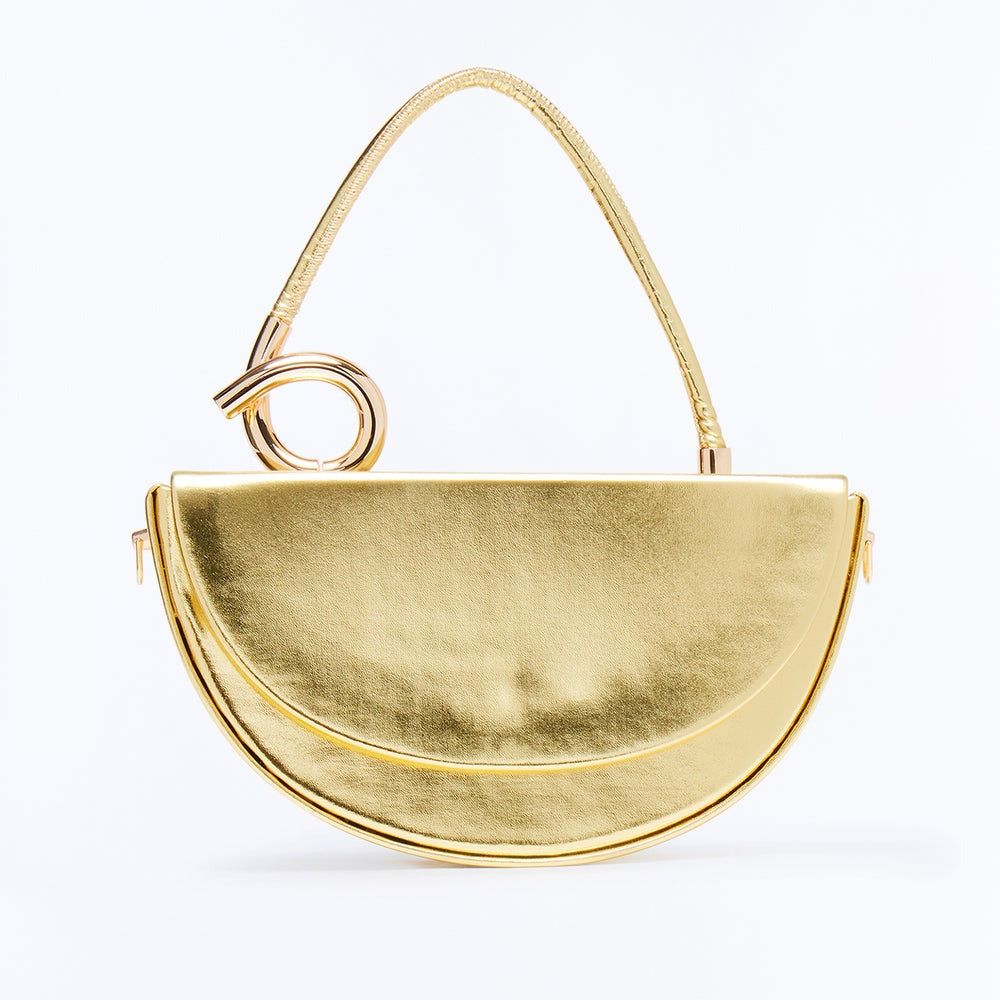 Adding A Twist Faux Leather Satchel Bag