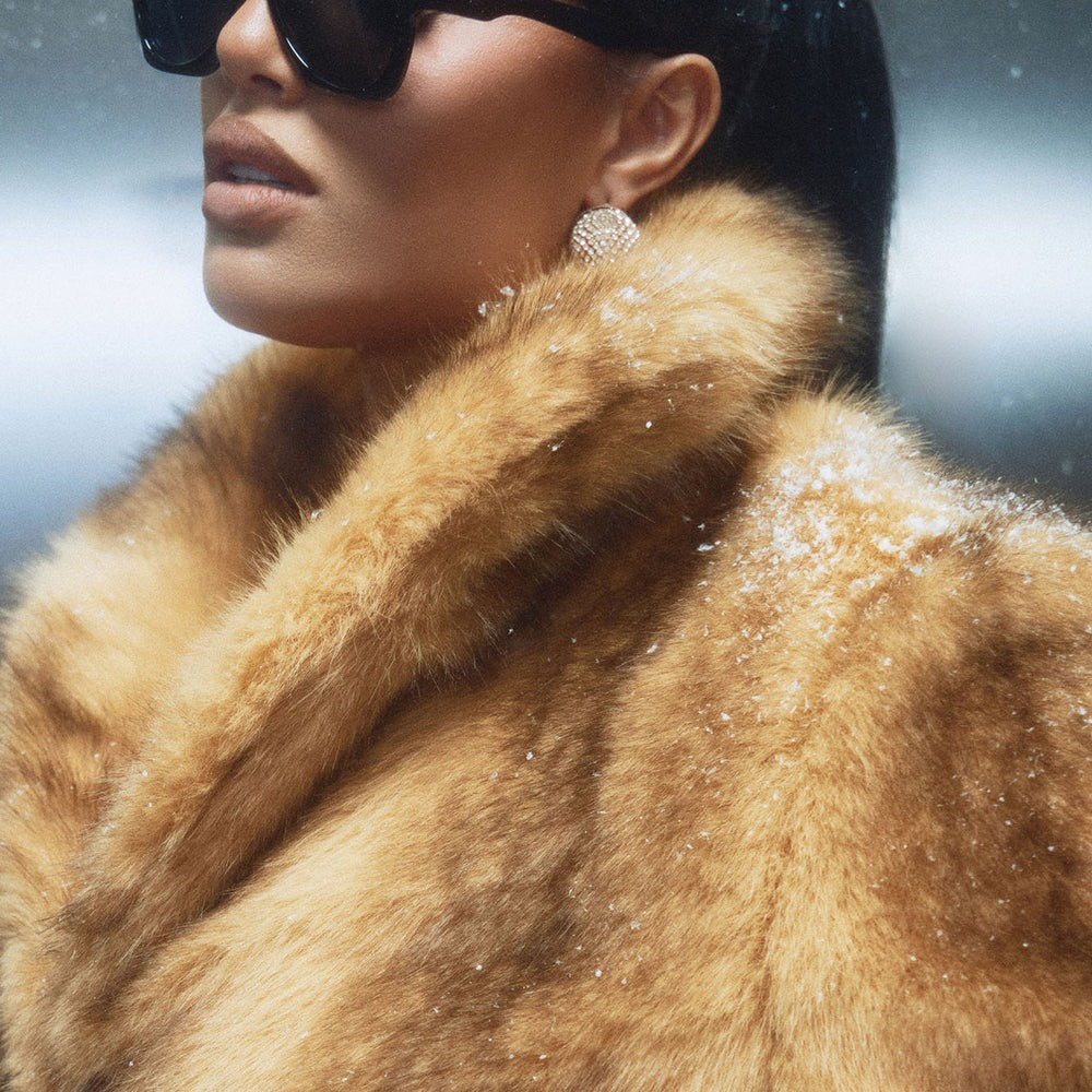 A Whole Mood Faux Fur Micro Short