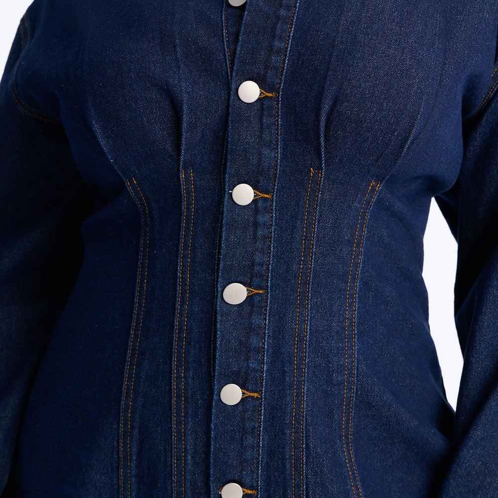 Alessandra Denim Mini Dress