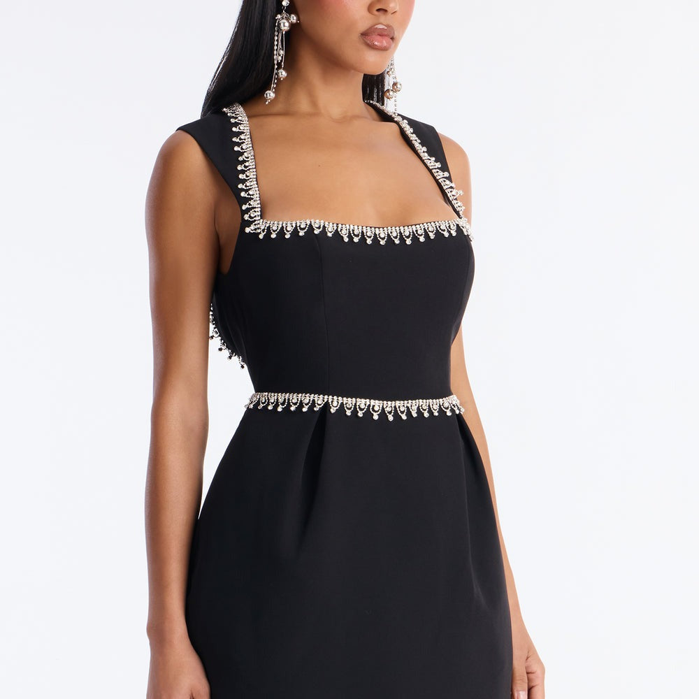 Adore Me Heart Cut Out Mini Dress