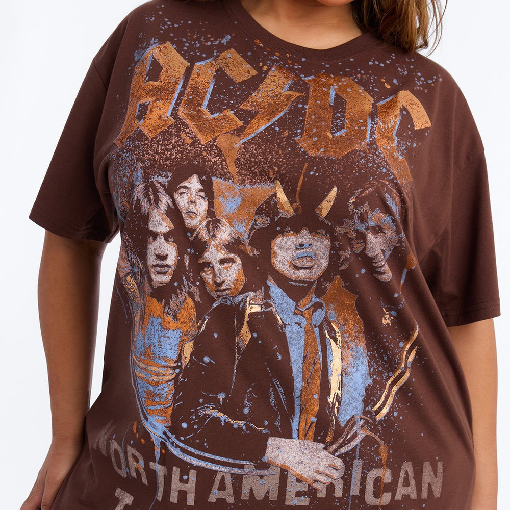 ACDC Highway To Hell Front And Back Tee
