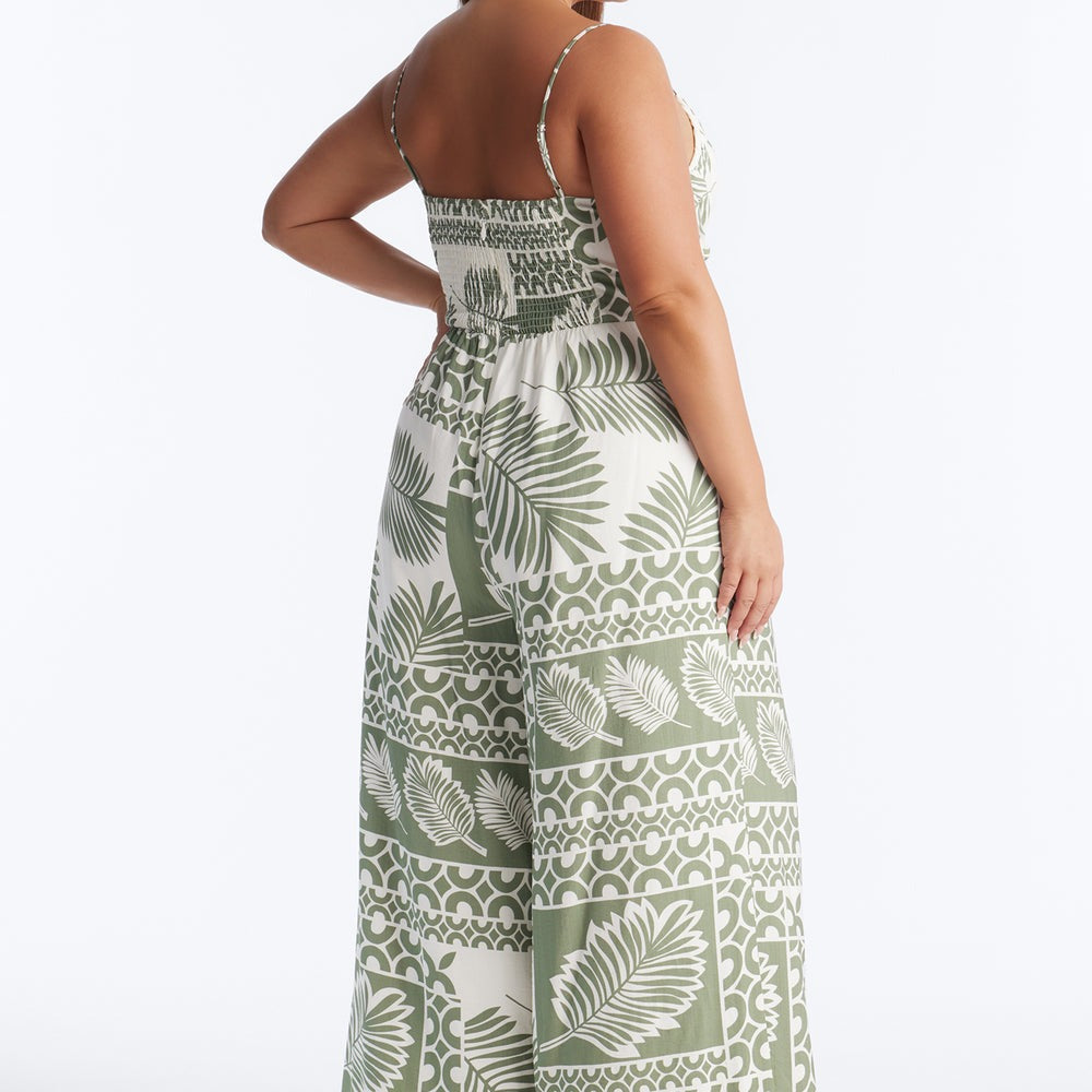 Abilene Cut Out Linen Jumpsuit