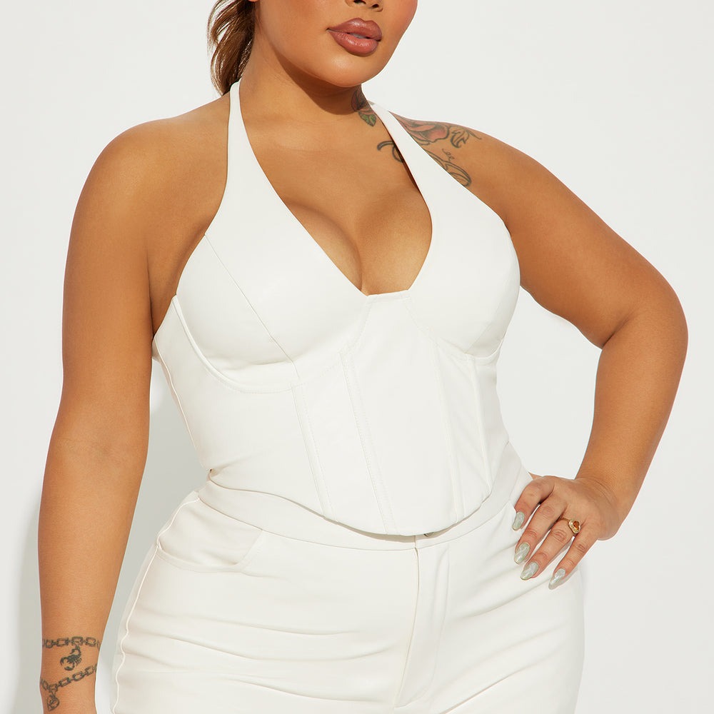 After Party Faux Leather Pant Set