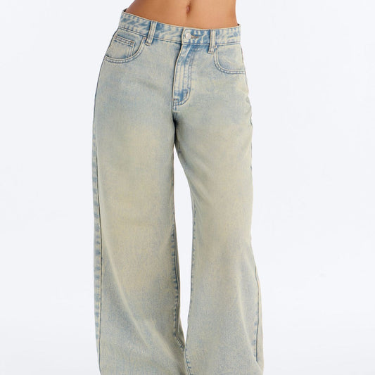 A Total Looker Dropped Waist Baggy Jeans