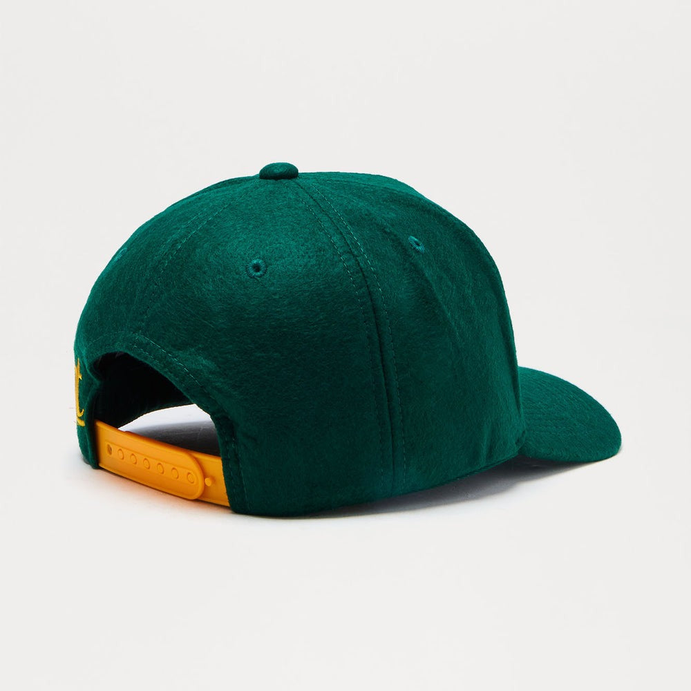 1St Gold Textured Structured Snapback Hat
