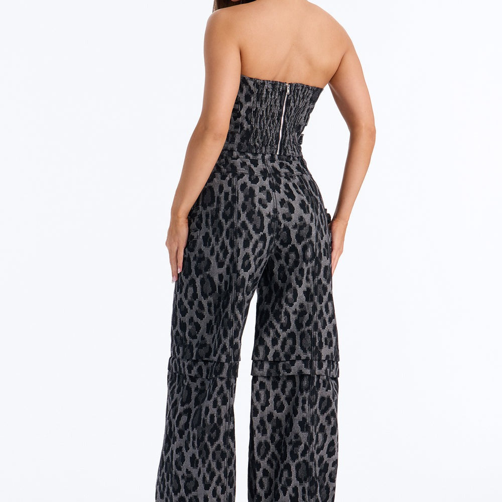 Act Cool Leopard Cargo Pant Set