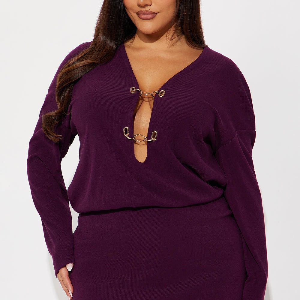 Abelyn Ribbed Mini Dress