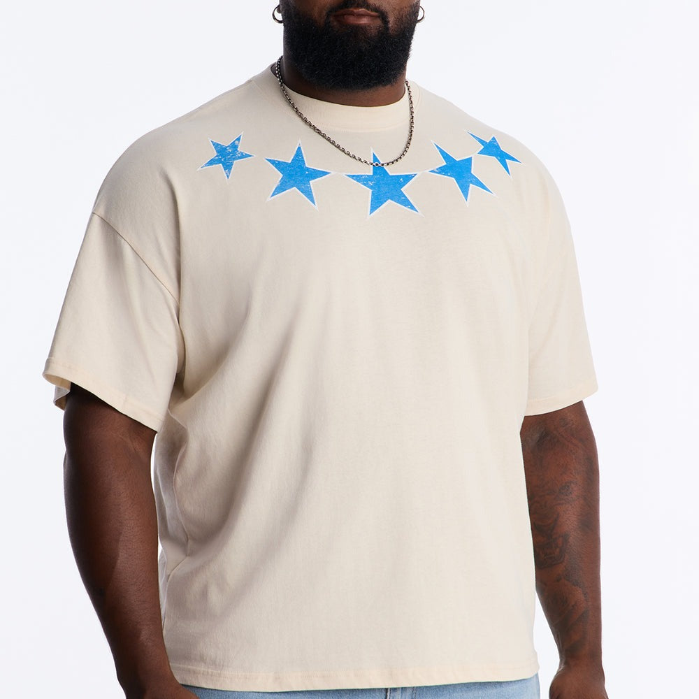 5 Star Boxy Short Sleeve Tee