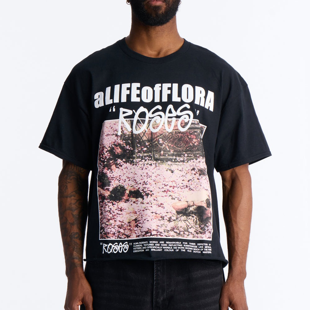 A Life Of Flora Oversized Short Sleeve Tee