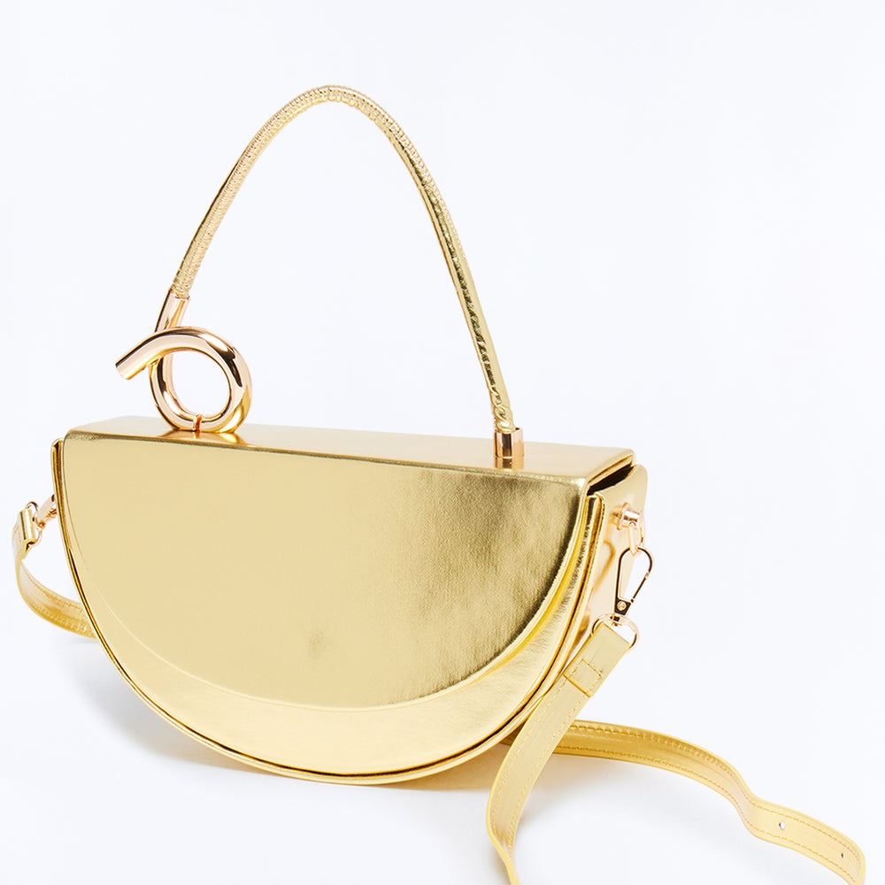 Adding A Twist Faux Leather Satchel Bag