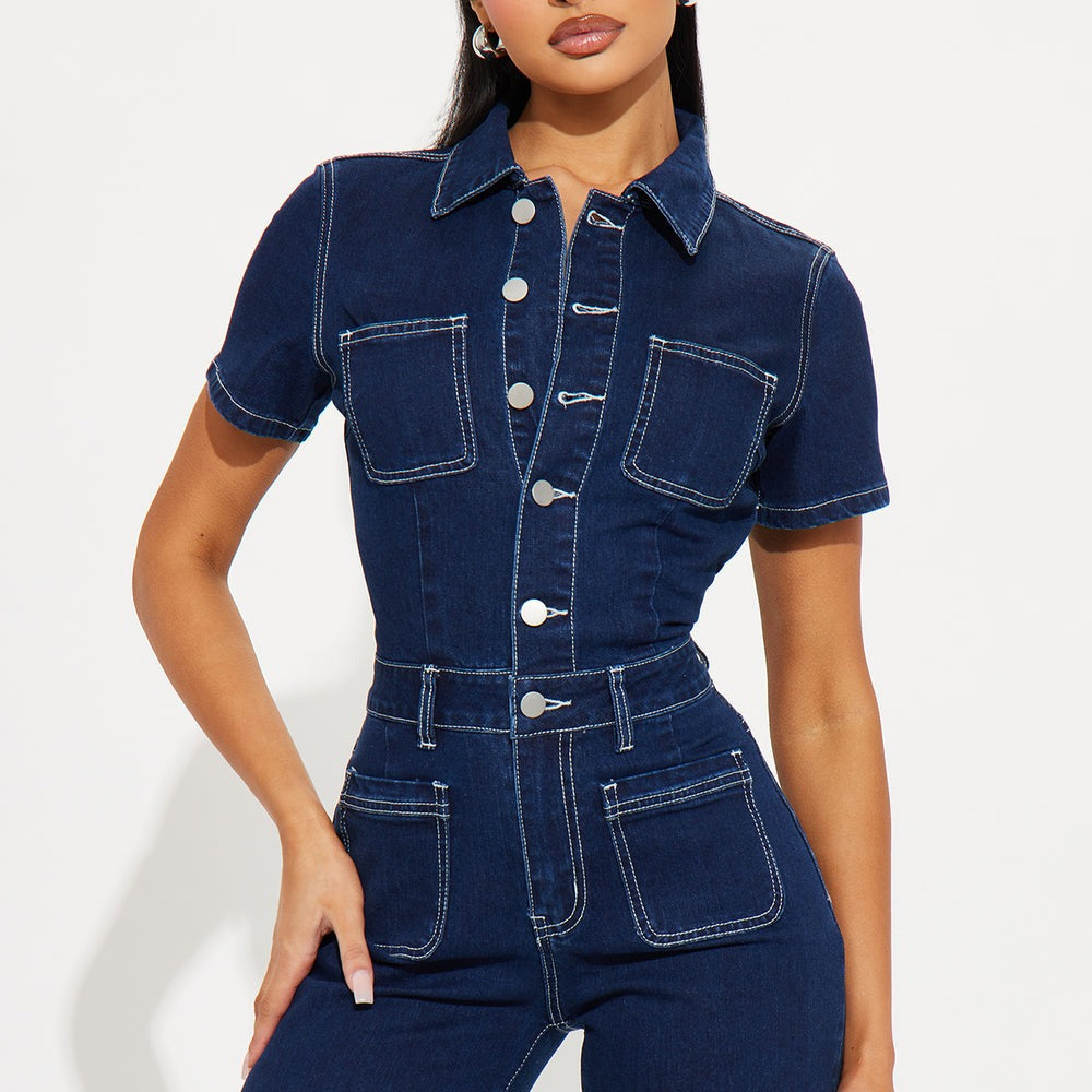 Adrianna Denim Jumpsuit