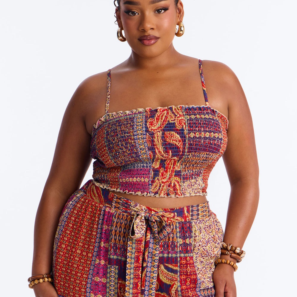 Alana Paisley Pant Set