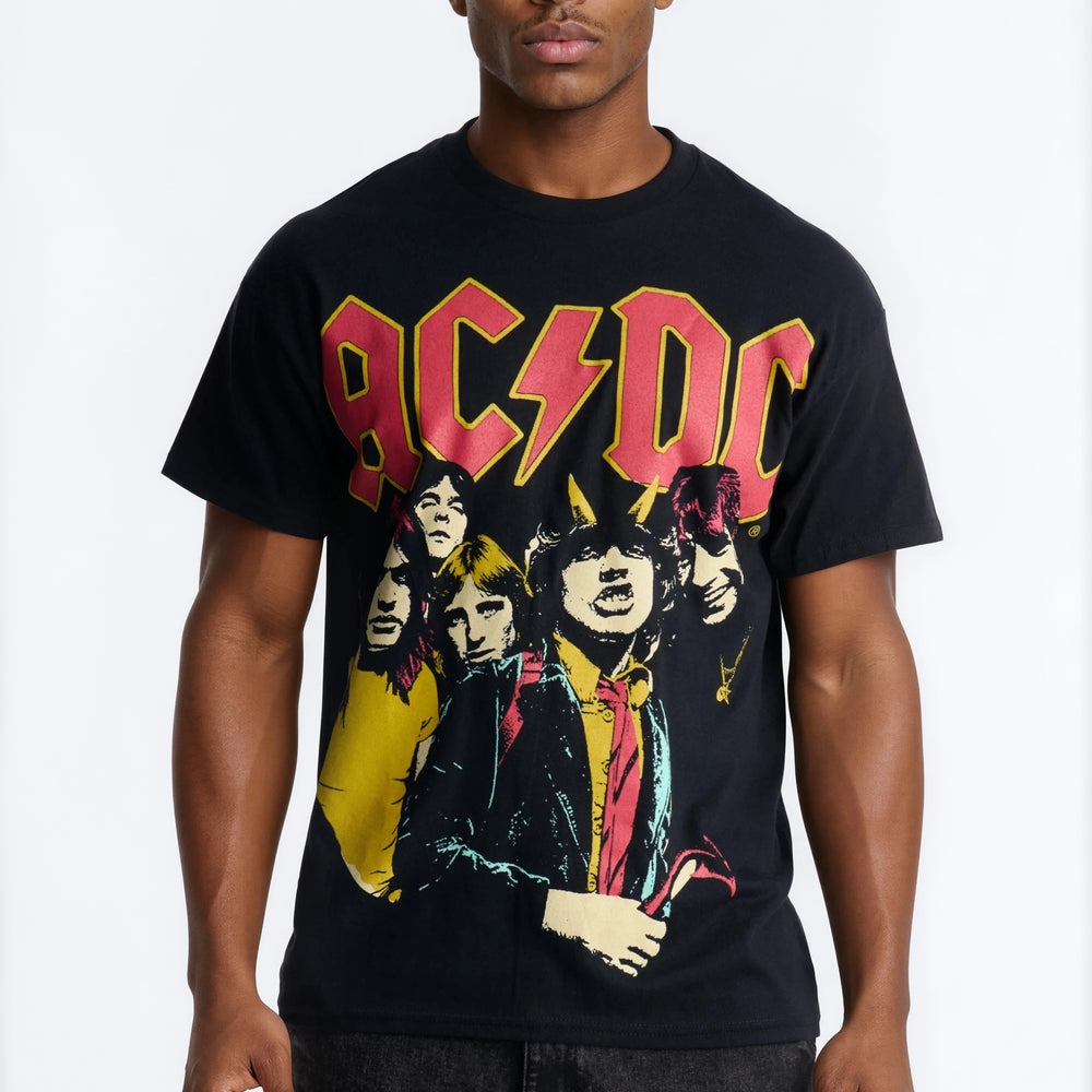 ACDC Highway To Hell All Over Print Short Sleeve Tee