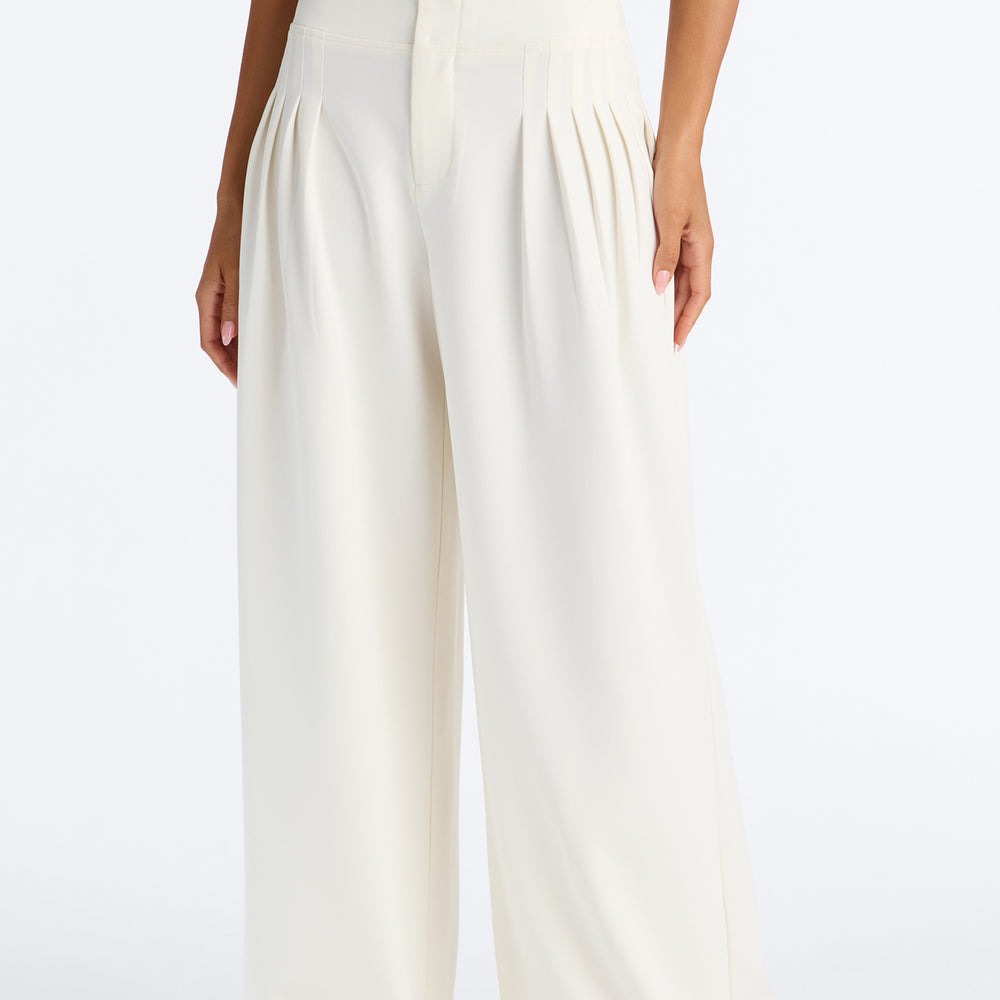 Adele Pleated Wide Leg Trouser Pant 33â3