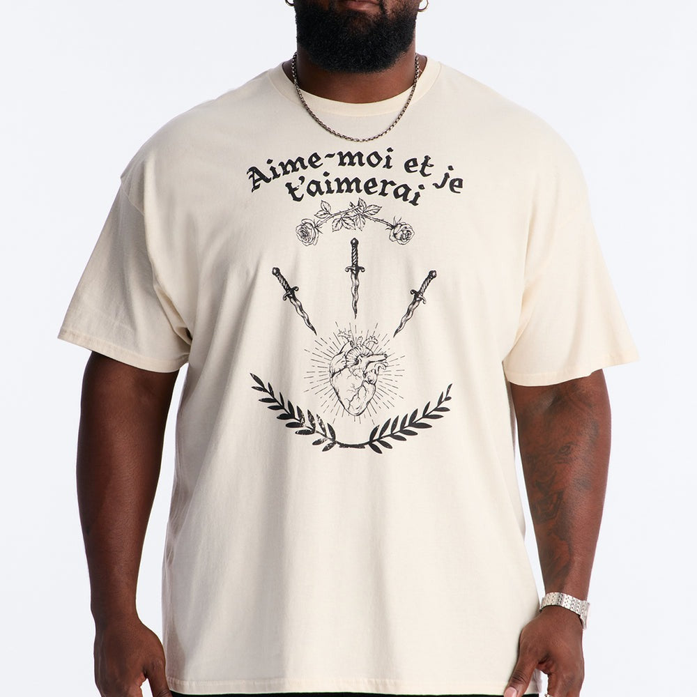 Aime Moi Oversized Short Sleeve Tee