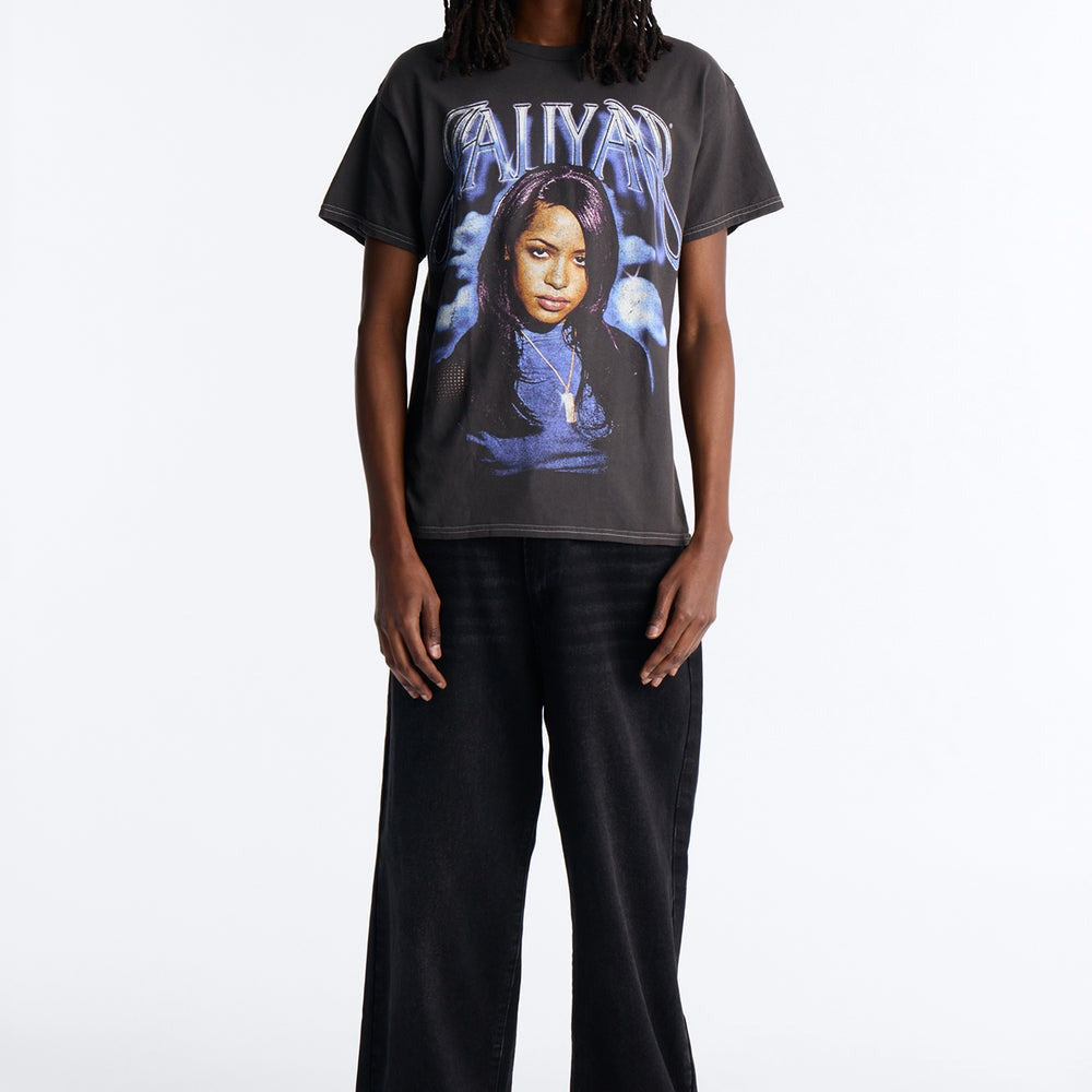 Aaliyah One In A Million Album Short Sleeve Tee