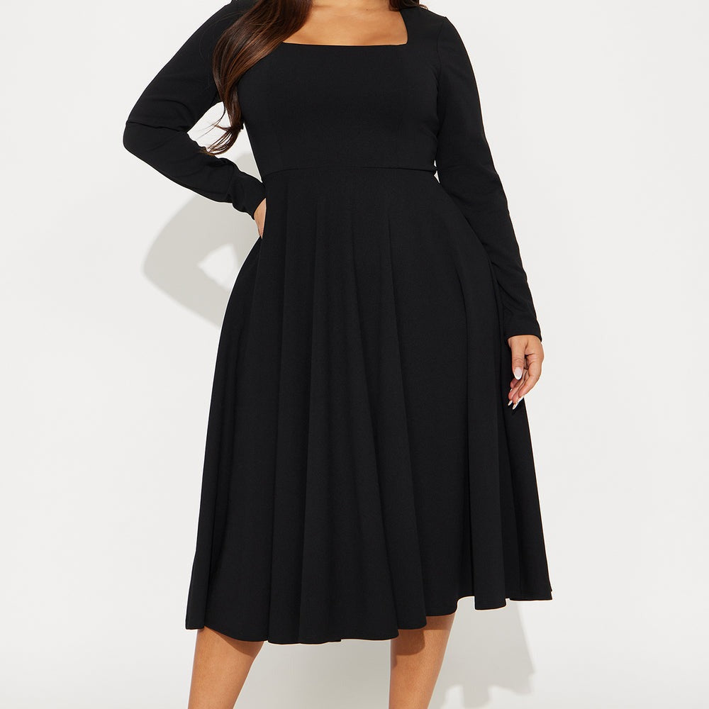 Alena Long Sleeve Midi Dress