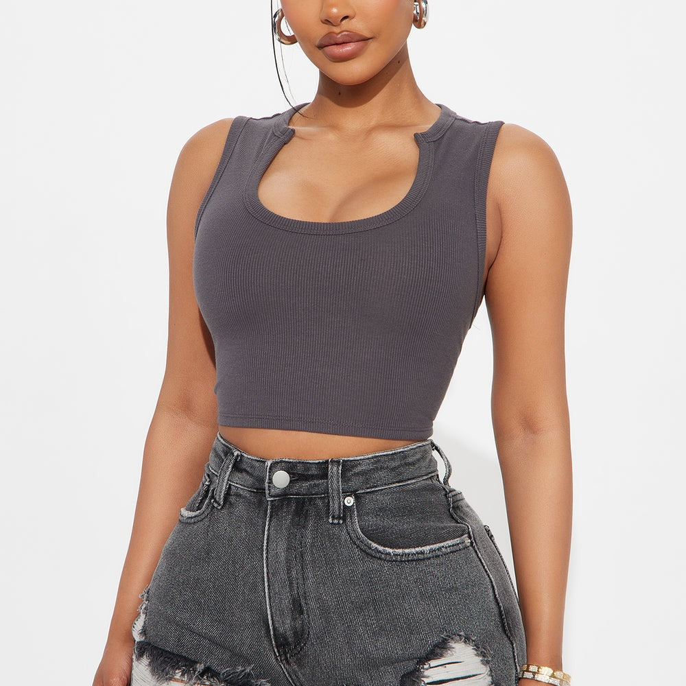 Alexis Ribbed Sleeveless Tank Top