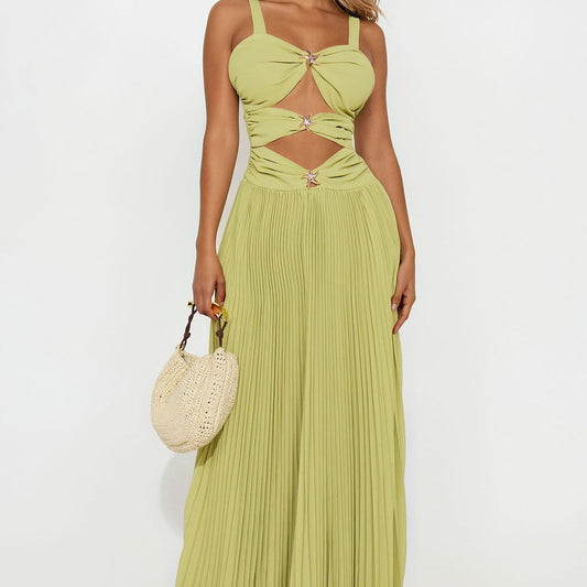 Alice Pleated Maxi Dress