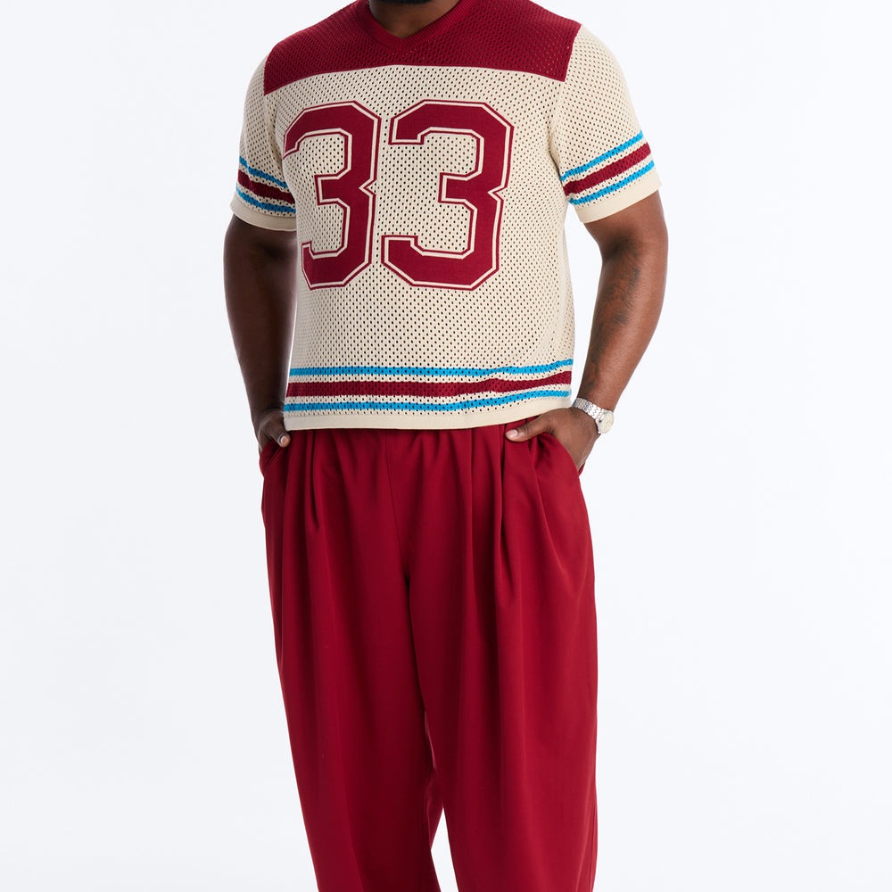 33 Striped Short Sleeve Jersey