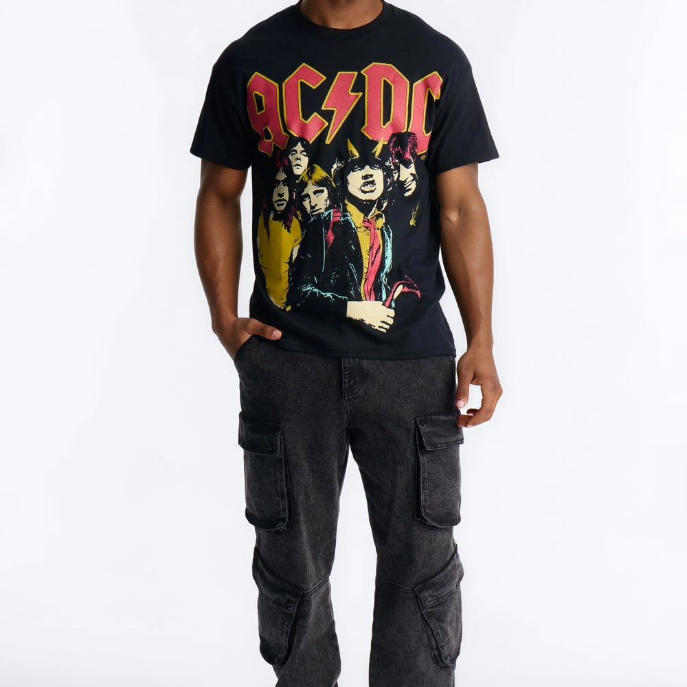 ACDC Highway To Hell All Over Print Short Sleeve Tee