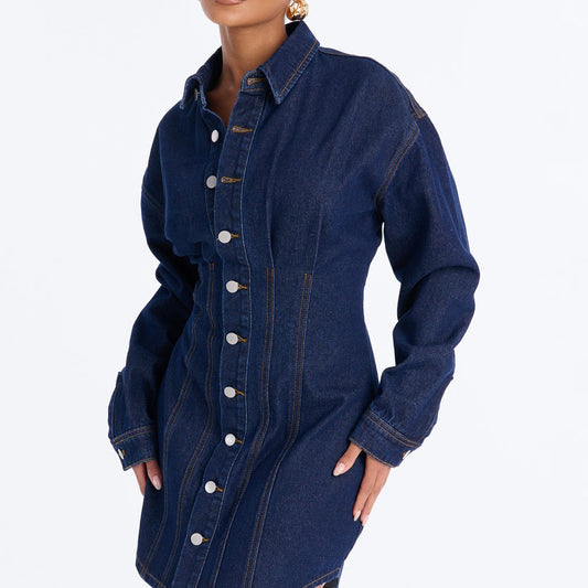 Alessandra Denim Mini Dress