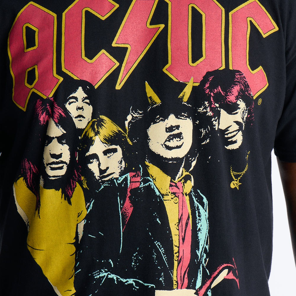 ACDC Highway To Hell All Over Print Short Sleeve Tee