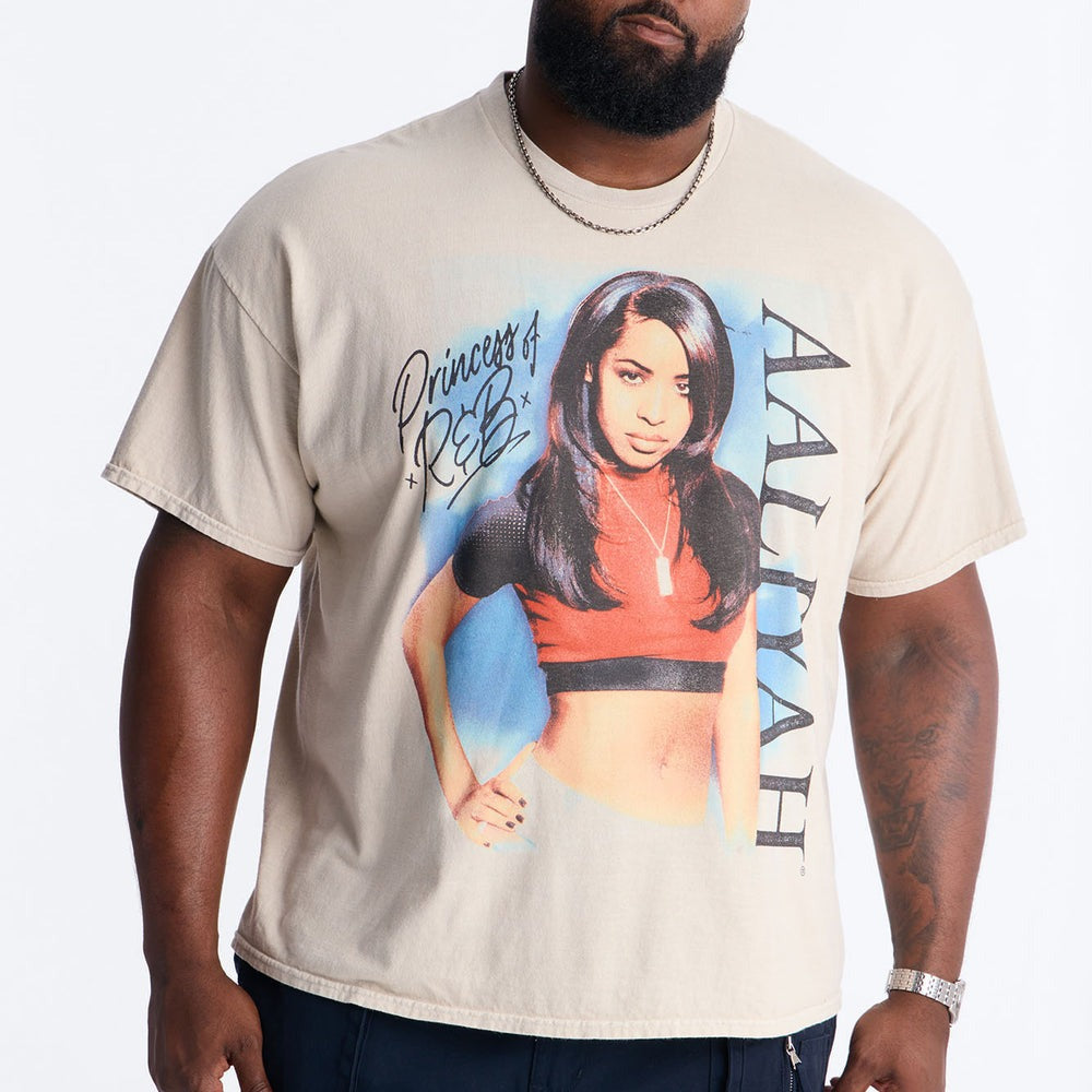Aaliyah Princess Of R&B Short Sleeve Tee