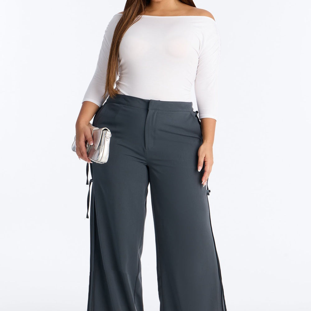 Alessandra Trouser Side Tab Detail Pant 33â3