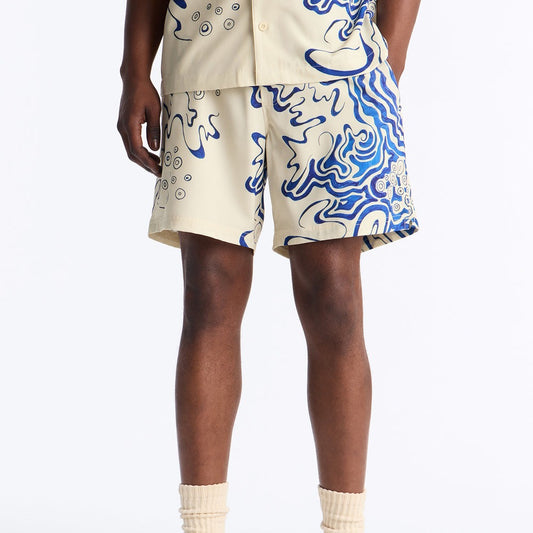 Abstract Mykonos Swim Trunk 7â3