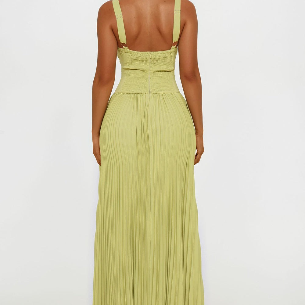Alice Pleated Maxi Dress